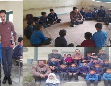 urdu news, Assistant Commissioner Shigar visited Primary School Sainkhor Markunja Shigar