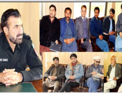 urdu news, high-level meeting was held at SP Office Shigar