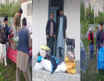 urdu news, relief goods were delivered to the family affected by the fire in the past few days