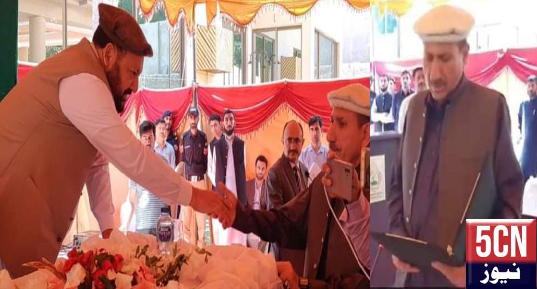 urdu news, Former minister Raja Muhammad Azam Khan joined the Gilgit-Baltistan cabinet. Ceremony held at Governor Secretariat Gilgit