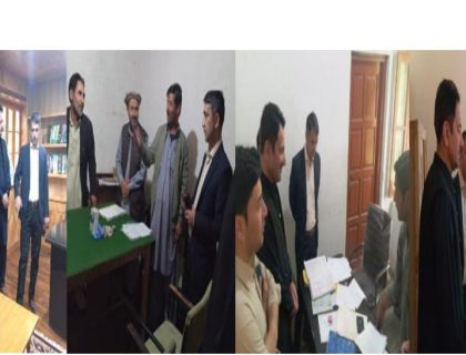 urdu news, DC shigar visited Tehsil Office