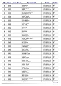 Federal Public Service Commission FPSC announce result 2