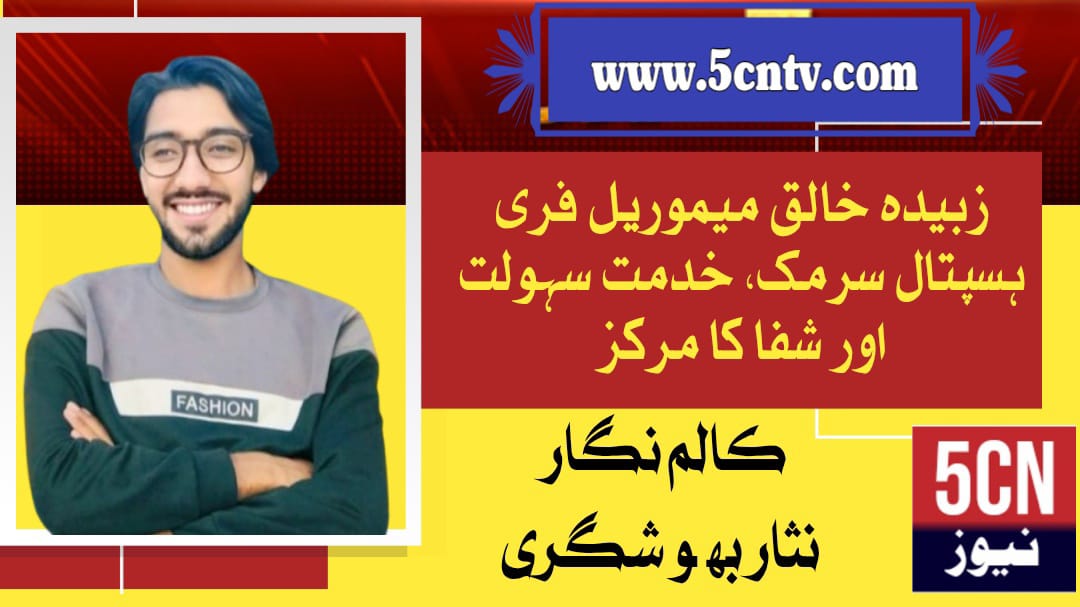 column in urdu, Zubaida Khaliq Memorial Free Hospital