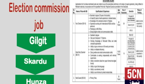 Job alert today, Election Commission of Pakistan Jobs 2025