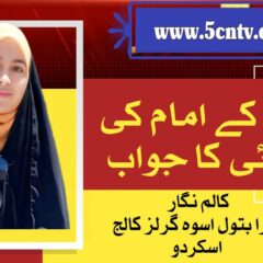 column in urdu, answer loneliness of the Imam of time
