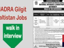 job alert toady , NADRA Driver Jobs 2025 – Walk-In Interviews in Gilgit-Baltistan! 