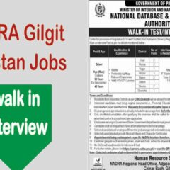 job alert toady , NADRA Driver Jobs 2025 – Walk-In Interviews in Gilgit-Baltistan! 