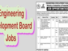 job alert today, Engineering Development Board Jobs 