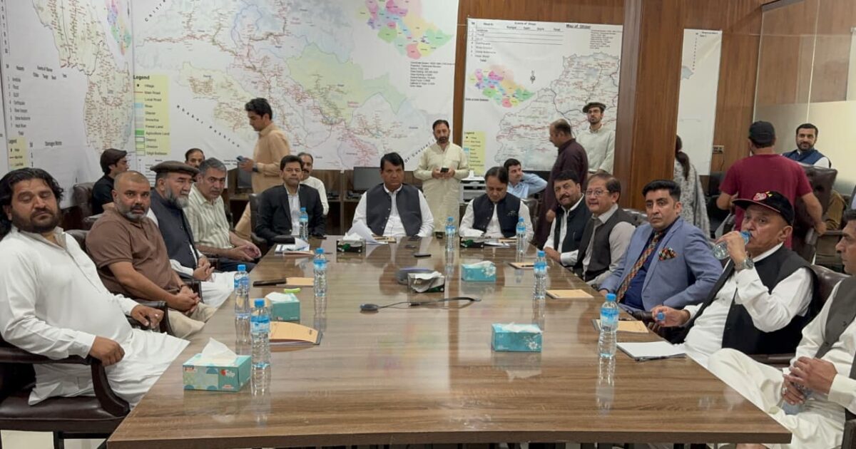 urdu news, land sliding in gilgit baltistan