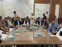 urdu news, land sliding in gilgit baltistan