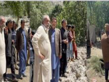 urdu news, land sliding in gilgit baltistan