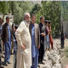 urdu news, land sliding in gilgit baltistan
