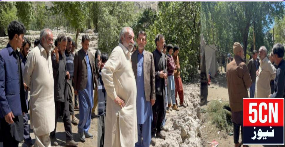 urdu news, land sliding in gilgit baltistan