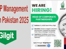 Job alert today, AKRSP Management Jobs in Pakistan 2025 