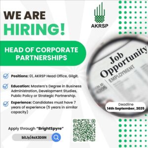 Job alert today, AKRSP Management Jobs in Pakistan 2025 