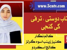 column in urdu, Book friendship
