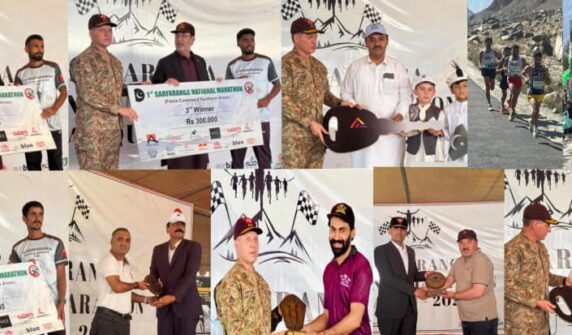 urdu news, first national marathon in Sarfa Ranga cold deser