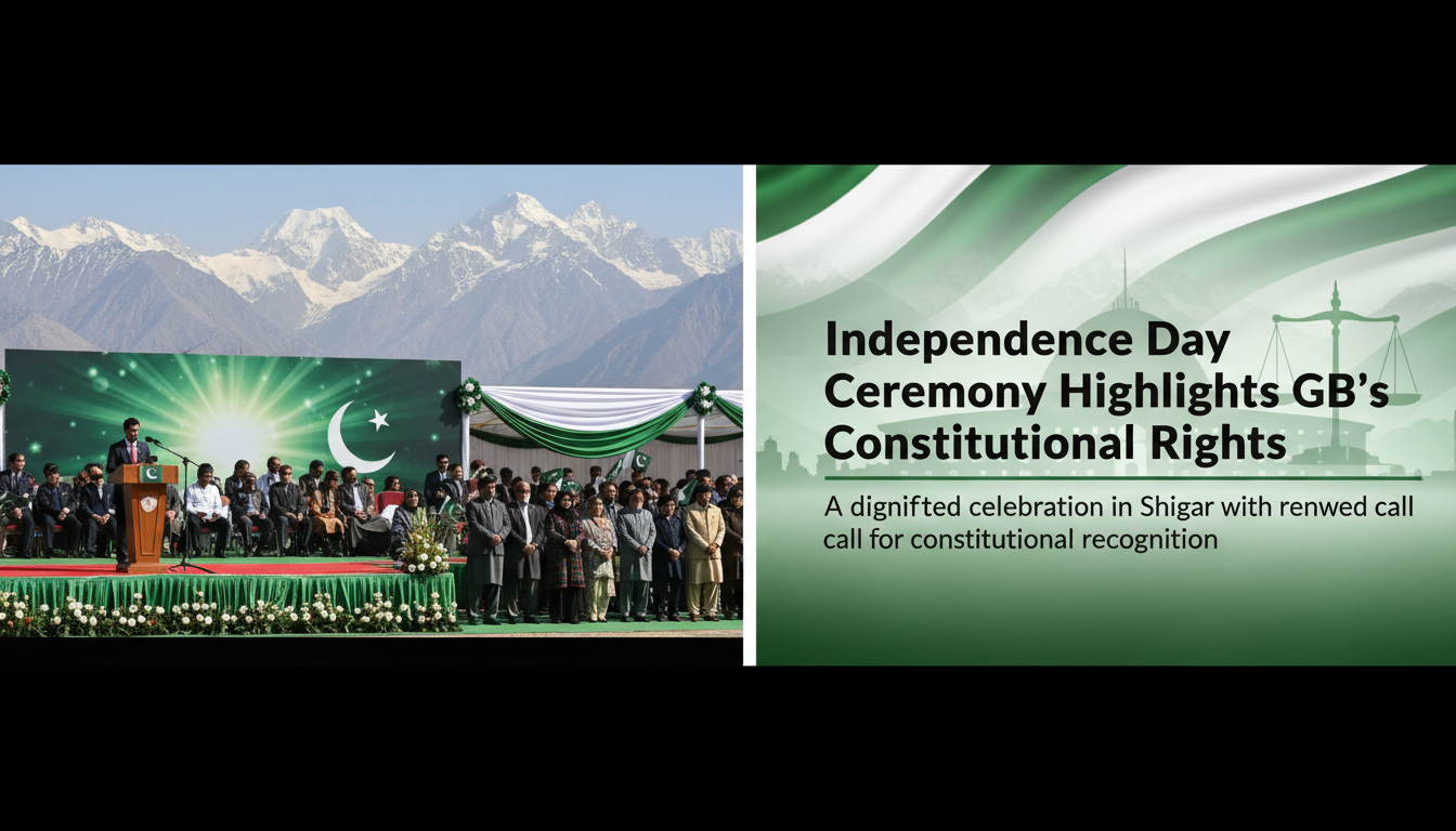 لاہور لاہور میں جشنِ آزادی شگر کی پروقار تقریب، گلگت بلتستان کے آئینی حقوق پر زور 1 Independence Day Ceremony