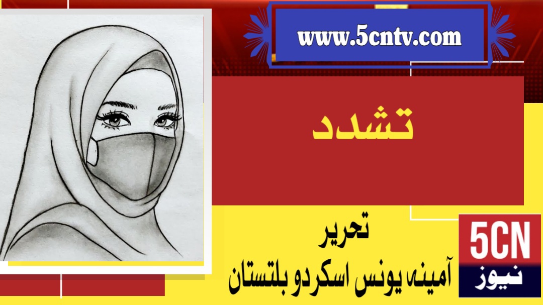 تشدد. آمینہ یونس ،بلتستانی 2 column in urdu Violence