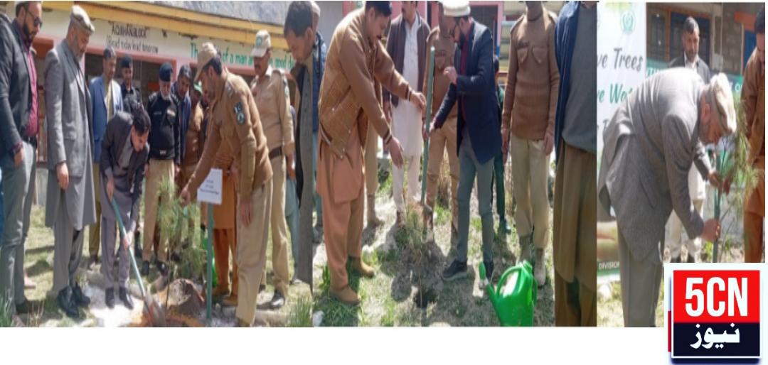 شگر محکمہ جنگلات شگر نے موسم بہار شجرکاری مہم کا باقاعدہ آغاز 1 urdu news update tree Plantation Campaign