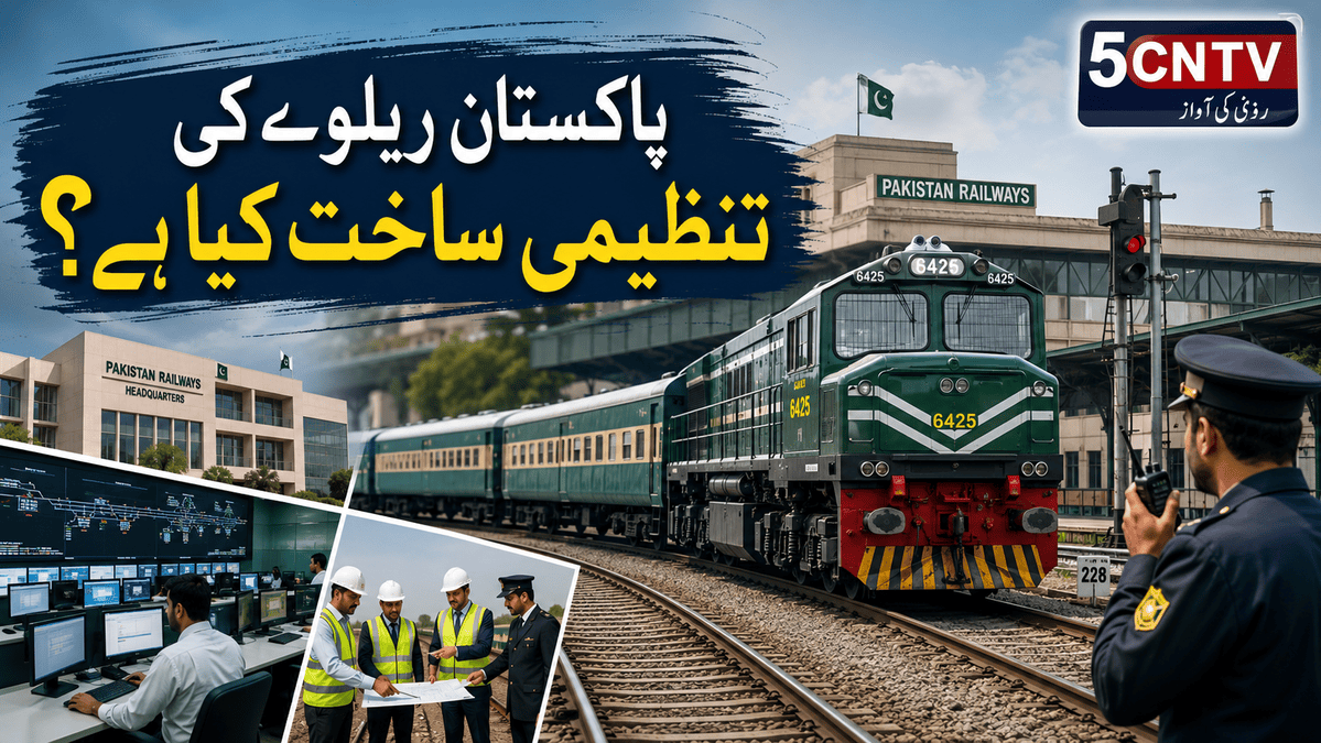 پاکستان ریلوے ان لائن ٹکٹ ریٹ، ریلوے کی تنظیمی ساخت 1 Pakistan Railway introduce online ticket