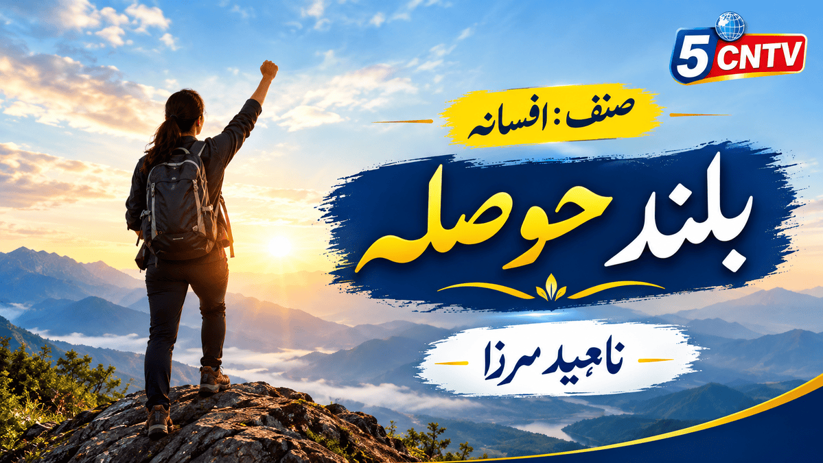 صنف : افسانہ .بلند حوصلہ . ناہید مرزا 3 Genre Short Story